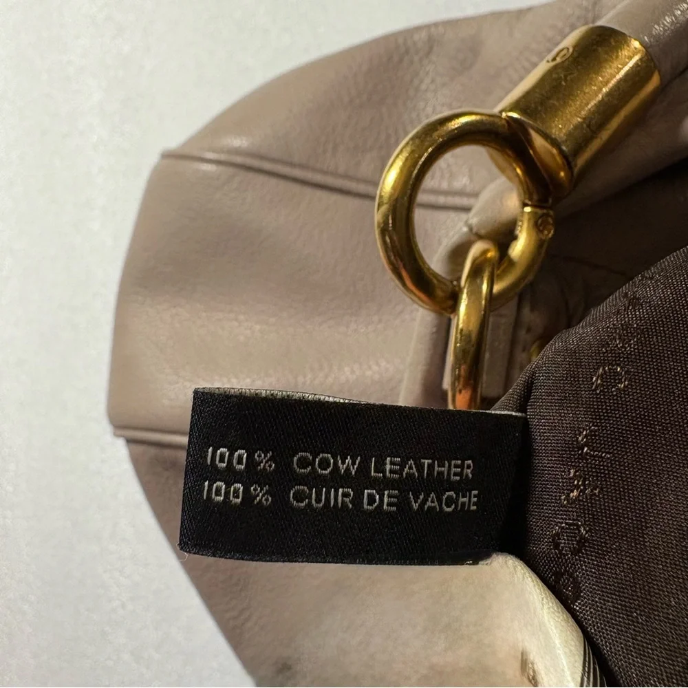 Marc Jacobs Taupe Cow Leather Hobo Bag. Used but in Good Condition.